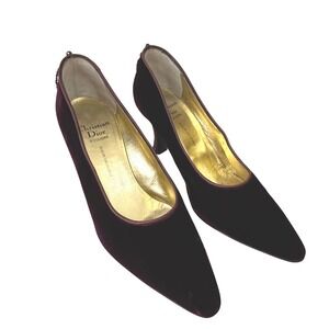 Vintage Christian‎ Dior Souliers Velour Heels
